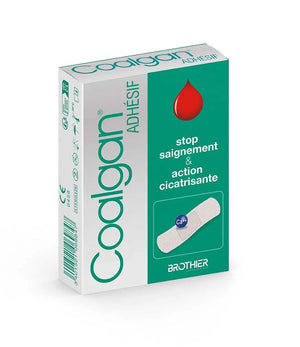 12 Pansements hémostatiques Coalgan stériles - Laboratoires Brothier Coalgan 