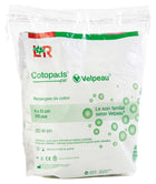 200 rectangular cotton pads 8x10cm - Cotopads by Lohmann &amp; Rauscher