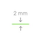 Aerosorb W - Cellulair rubber - 2 mm / 3 mm - Nora