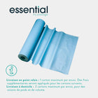 6 rolls of blue embossed laminated examination sheets - 180 sizes - 50 x 38 cm