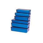 Blauwe aluminium instrumentenkist