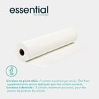 9 rollen Witte onderzoeksvellen met reliëf - 135 maten - 50 x 35 cm - Essential