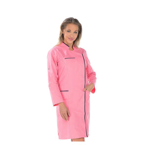 Adeline - Blouse longue - Manches longues transformables - Femme - 100 cm My Blouse  Sergé-Corail-Iris-T6-XXXL