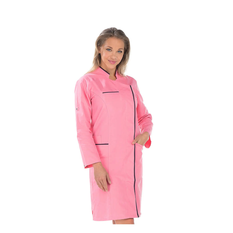 Adeline - Blouse longue - Manches longues transformables - Femme - 100 cm My Blouse  Sergé-Corail-Iris-T6-XXXL