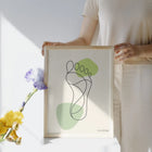 Decoratieve poster - Artistieke voetafdruk