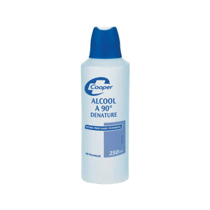 Alcool 90° Dénaturé 250 ml - Cooper Cooper 