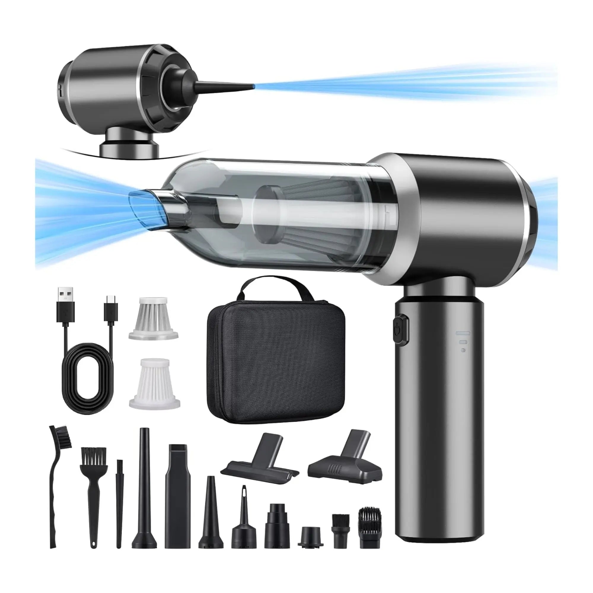 Aspirateur de voiture puissant 2 en 1 Cadeaux de fidélité 