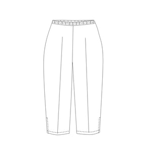 Bahamas - Pantacourt - Femme - Ceinture élastique - sans poche 