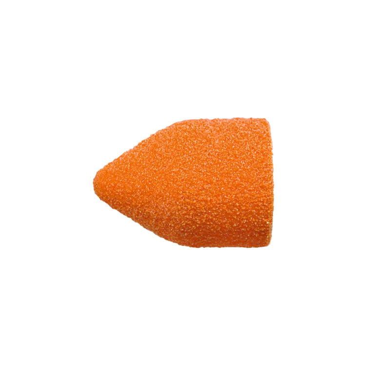 Capuchons Pointes Oranges SK-PODO X10 - Ø 5mm / 16mm - Grain Fin, Moyen ou Gros - Lukas Podological Lukas Podological  Moyen-13-mm