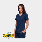 Cayenne Navy Blue - Size XS - Cherokee Women's Wrap Tunic // End of Line