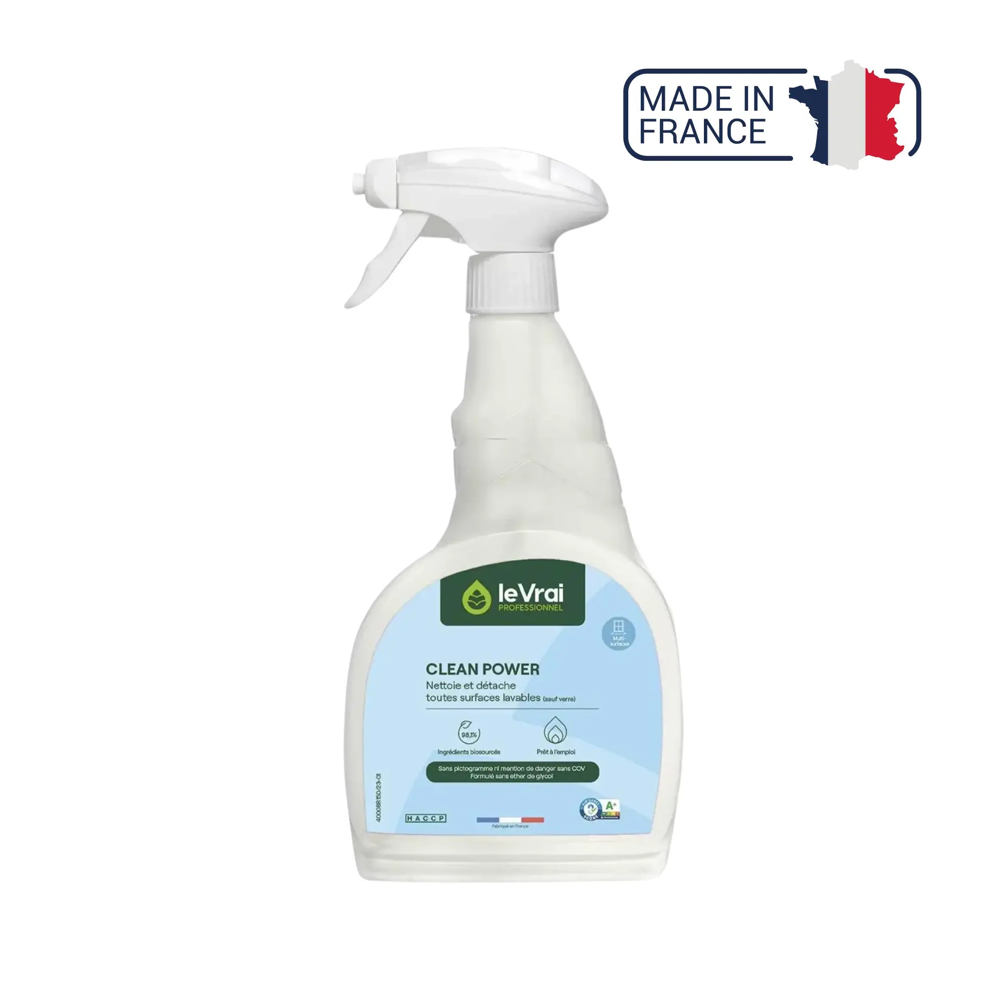 Clean Power - Deux contenances disponibles - Le vrai professionnel Le Vrai Professionnel 