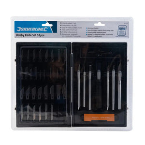 Coffret de scalpels - 51 pièces - Silverline Silverline 