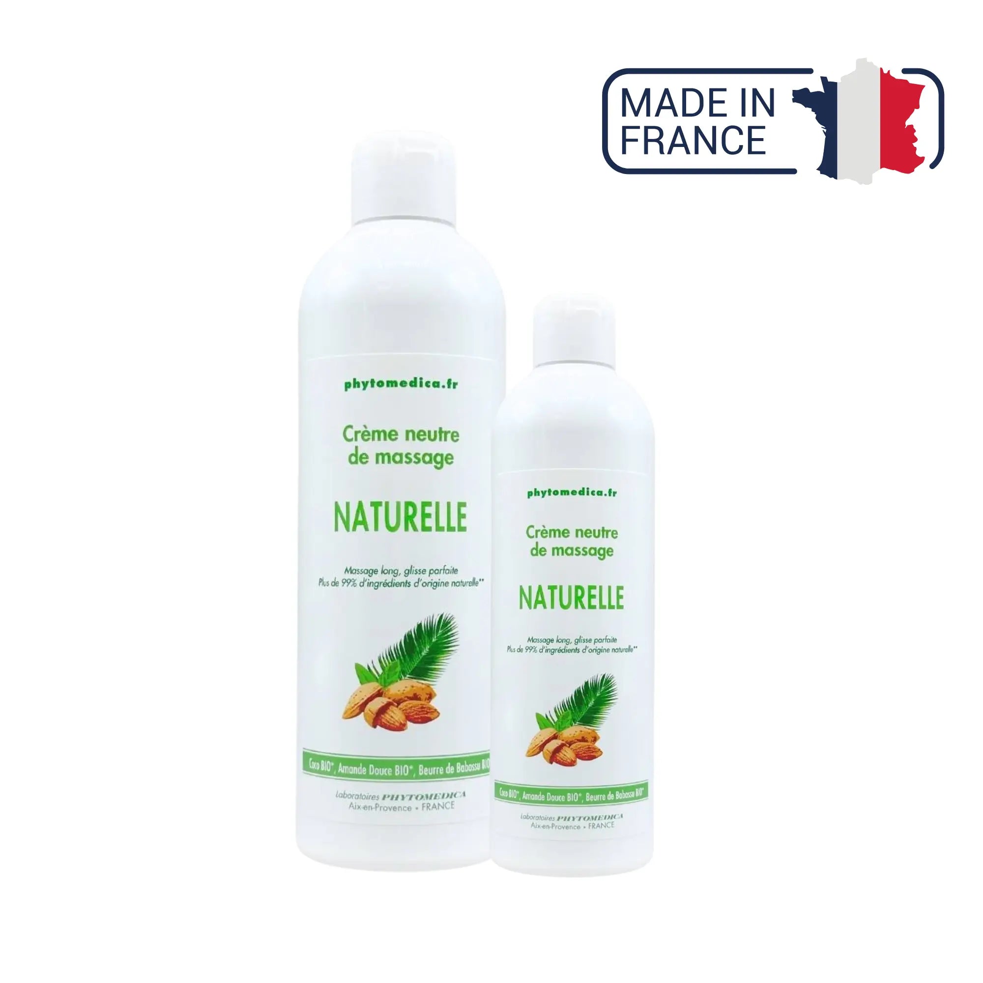 Natuurlijke neutrale massagecrème - Twee capaciteiten - Phytomedica Laboratoires Phytomedica 