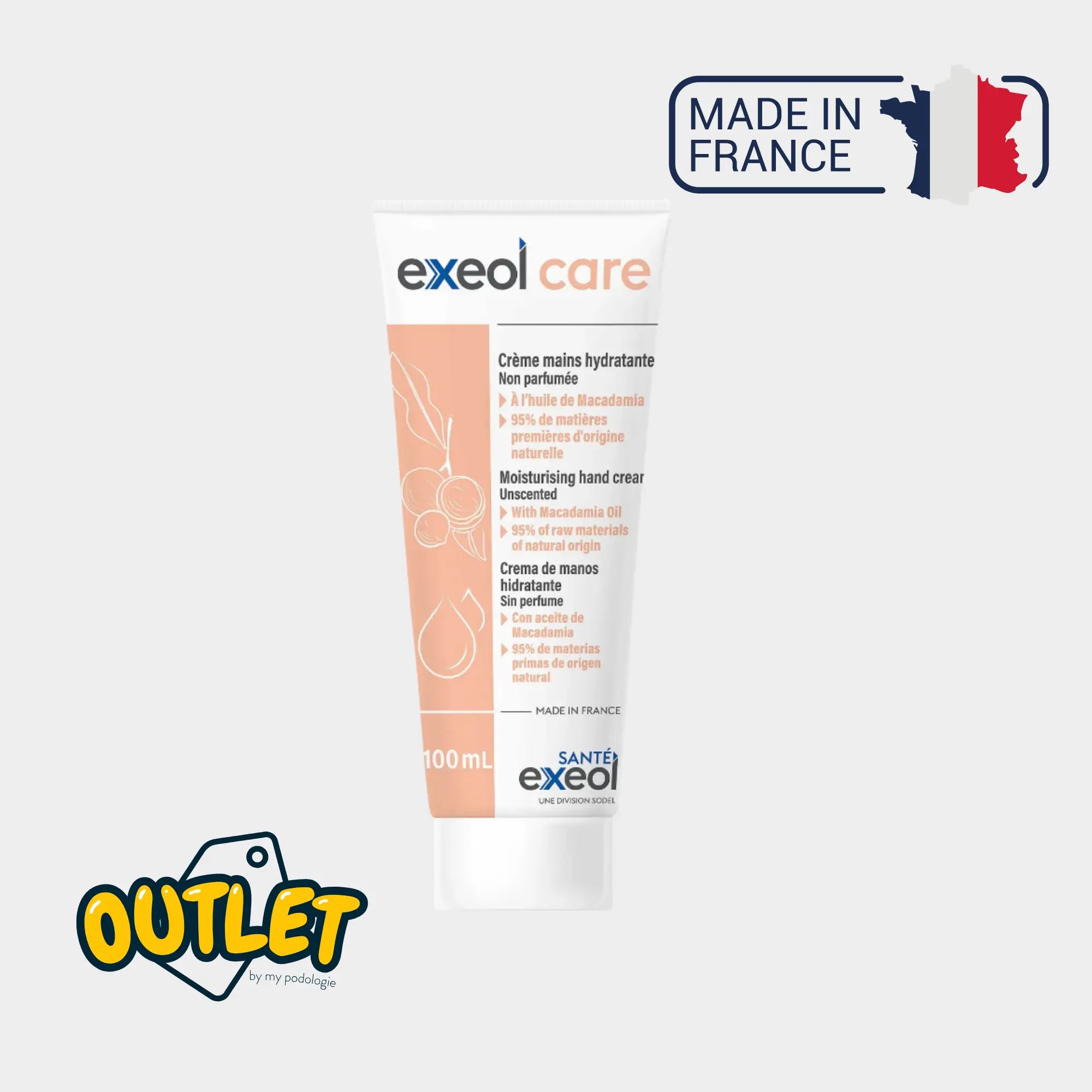 Hydraterende handcrème - 100 ml - Exeol Care - Sodel // Verouderde datum Exeol 