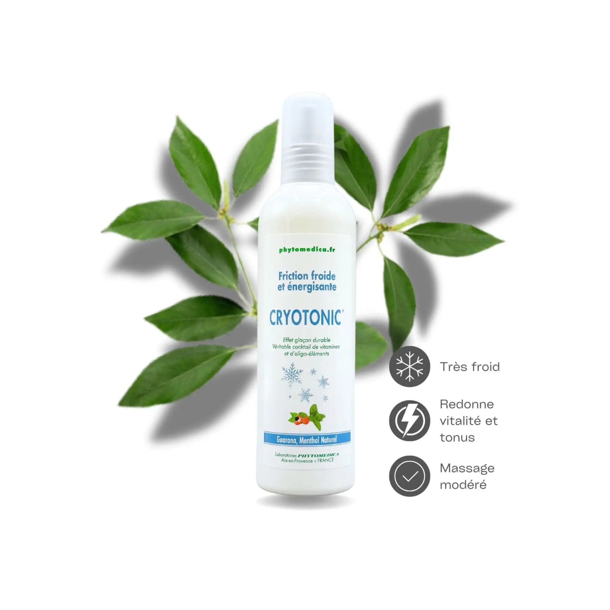 Cryotonic® - Koude en stimulerende lotion - 250 ml - Phytomeda Laboratoires Phytomedica 