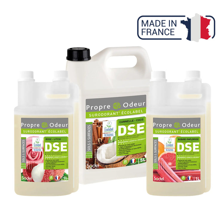 DSE - Ecolabel Superodorant Wasmiddel - 3 smaken - Sodel Propre Odeur 