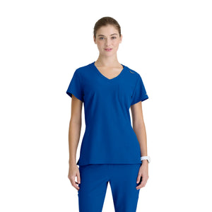 Dignity - Tunique Col V - Femme - Skechers SKECHERS  Bleu Galaxy / XL