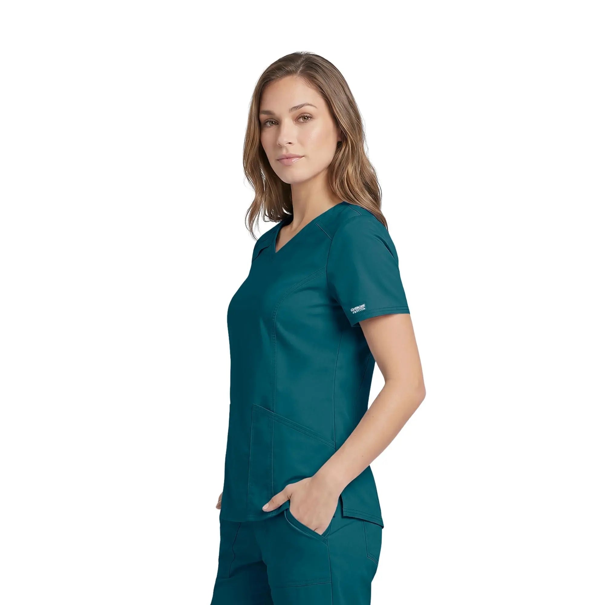 Dunkerque - Tunique col V - Femme - Cherokee Cherokee Authentic Workwear 