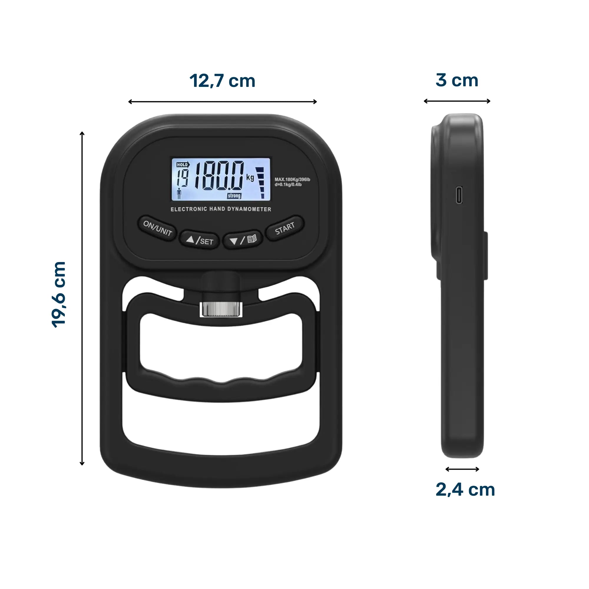 Dynamomètre Électronique Rechargeable - Testeur de Force My Podologie 