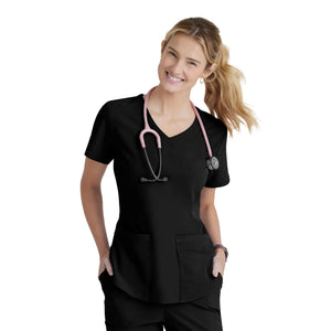 Elva - Tuniek met V-hals - Dames - Skechers SKECHERS Zwart / XL