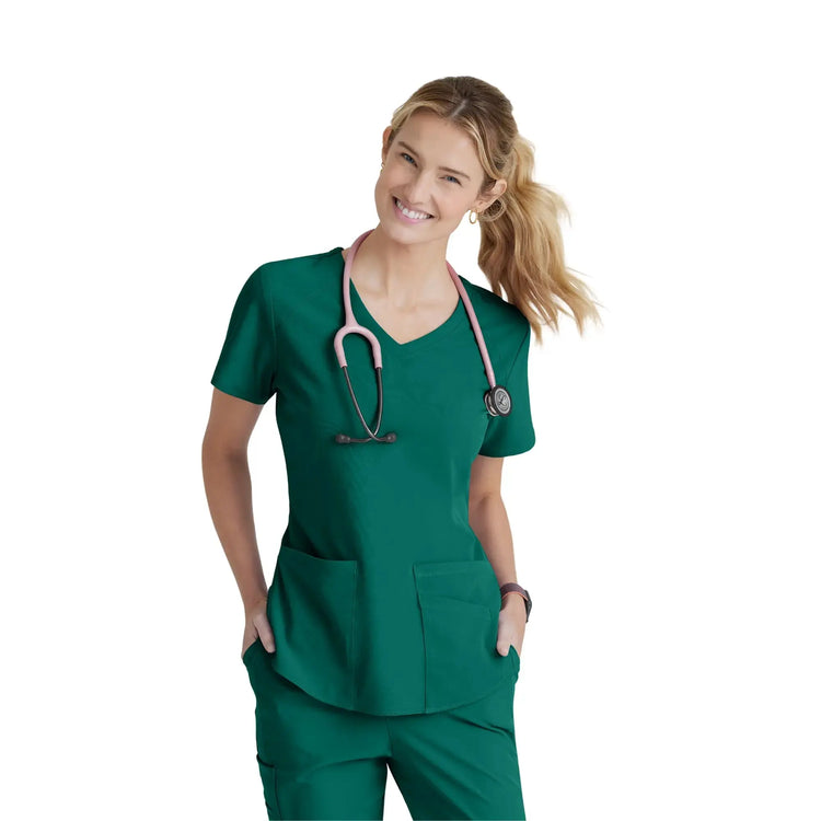 Elva - Tuniek met V-hals - Dames - Skechers SKECHERS Hunter Green / XL