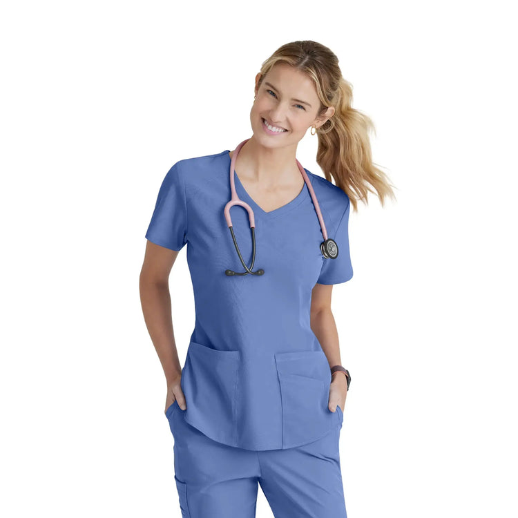 Elva - Tuniek met V-hals - Dames - Skechers SKECHERS Hemelsblauw / XL