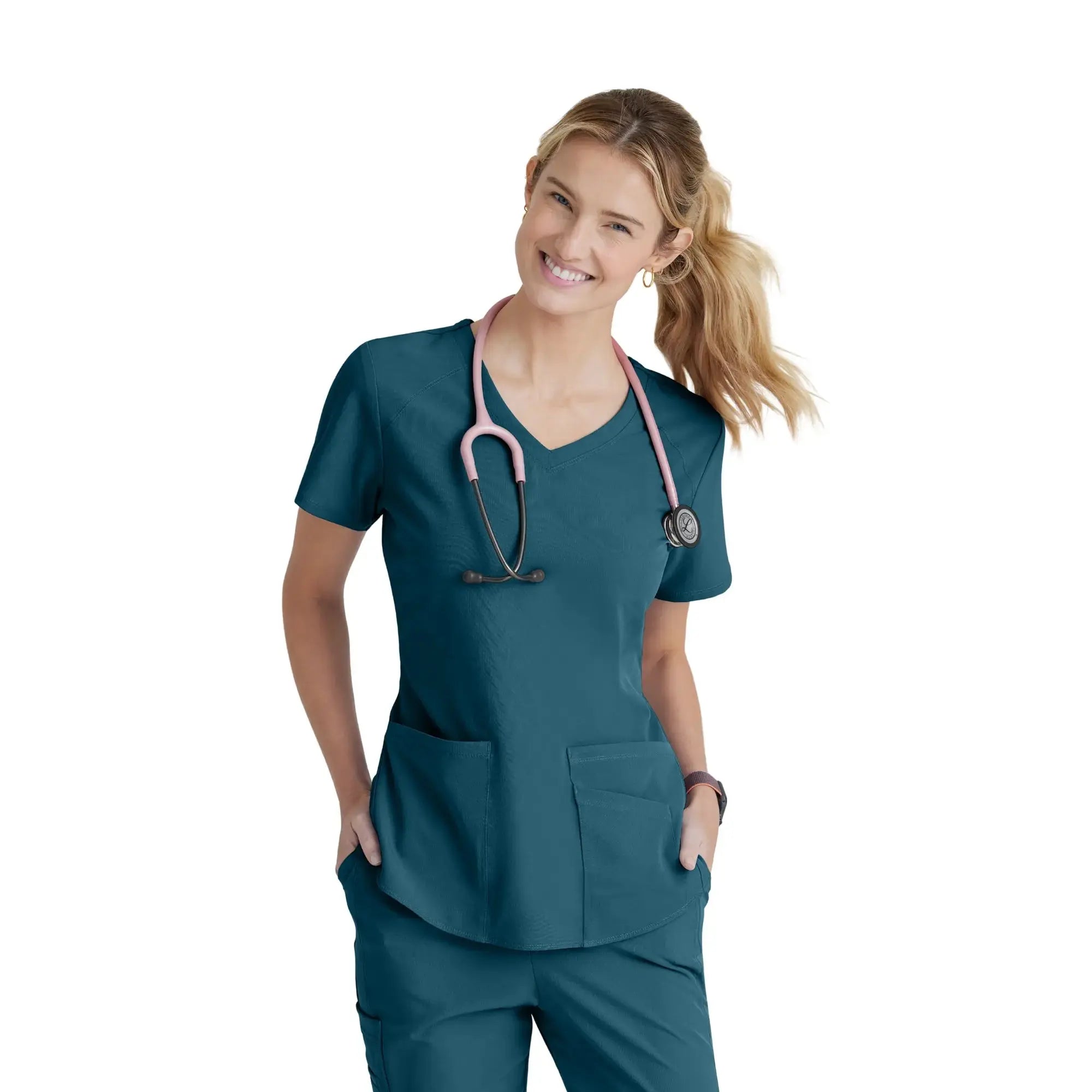 Elva - Tuniek met V-hals - Dames - Skechers SKECHERS Bahamas Blue / XL