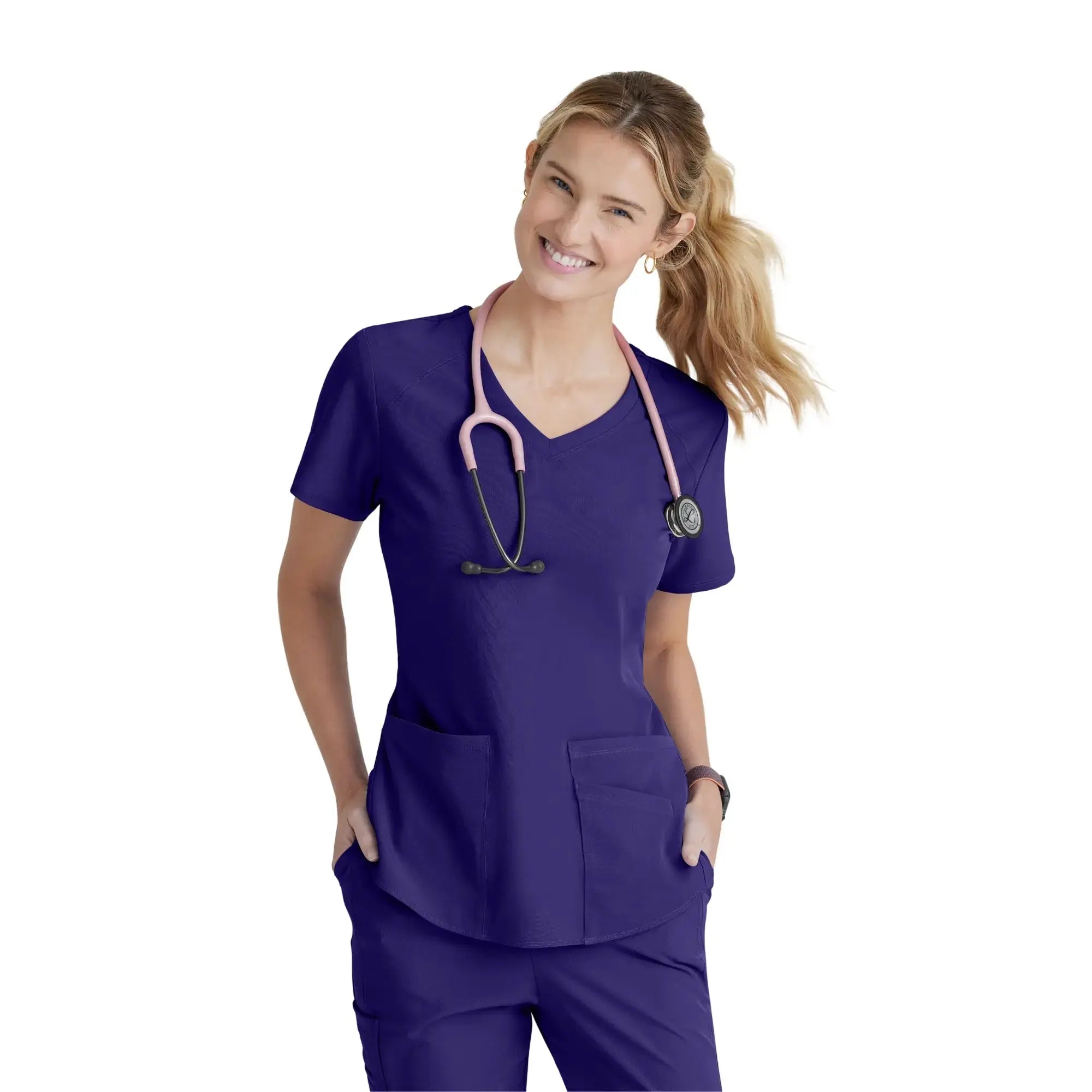 Elva - Tuniek met V-hals - Dames - Skechers SKECHERS Grape / XL