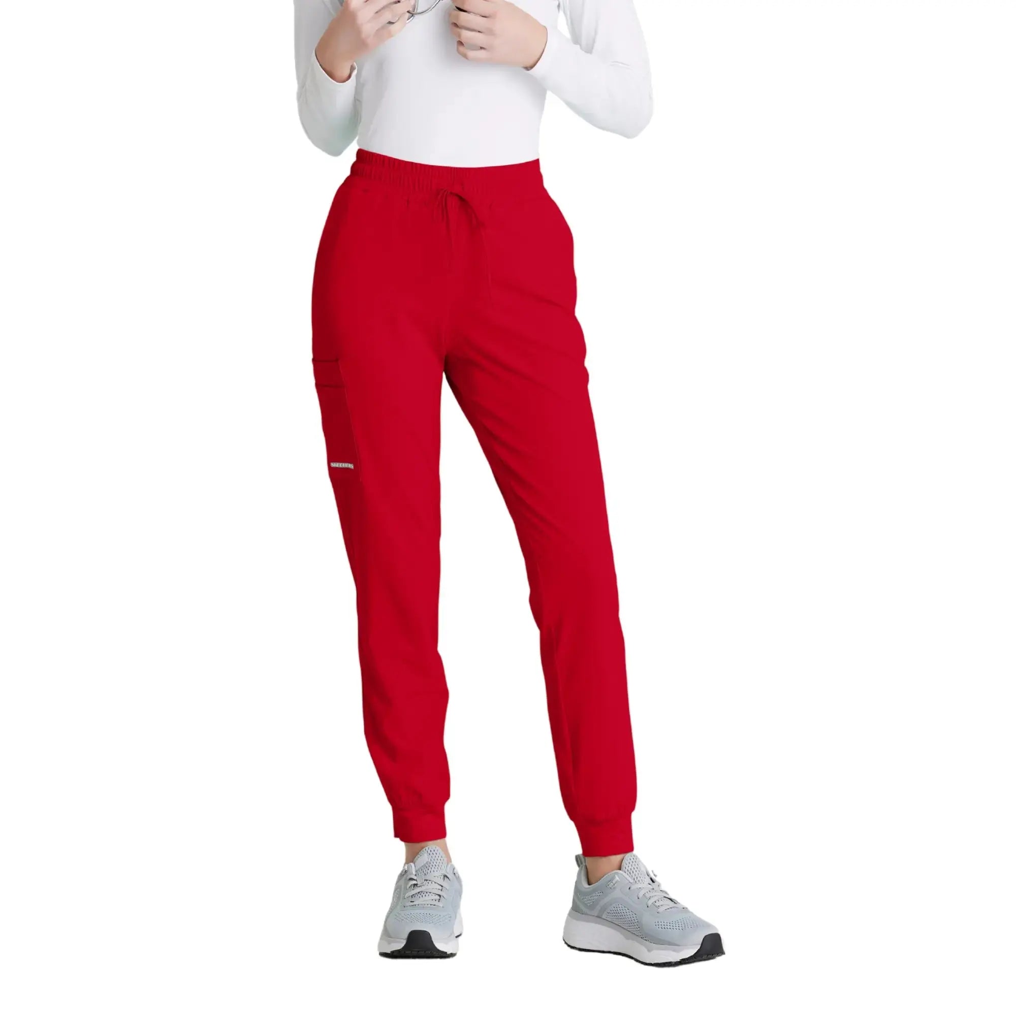 Elym - Joggingbroek met trekkoord - Dames - Skechers SKECHERS Rood / XL