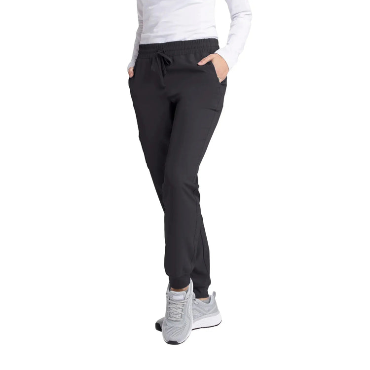 Elym - Jogging met trekkoord - Dames - Skechers SKECHERS Antracietgrijs / XL