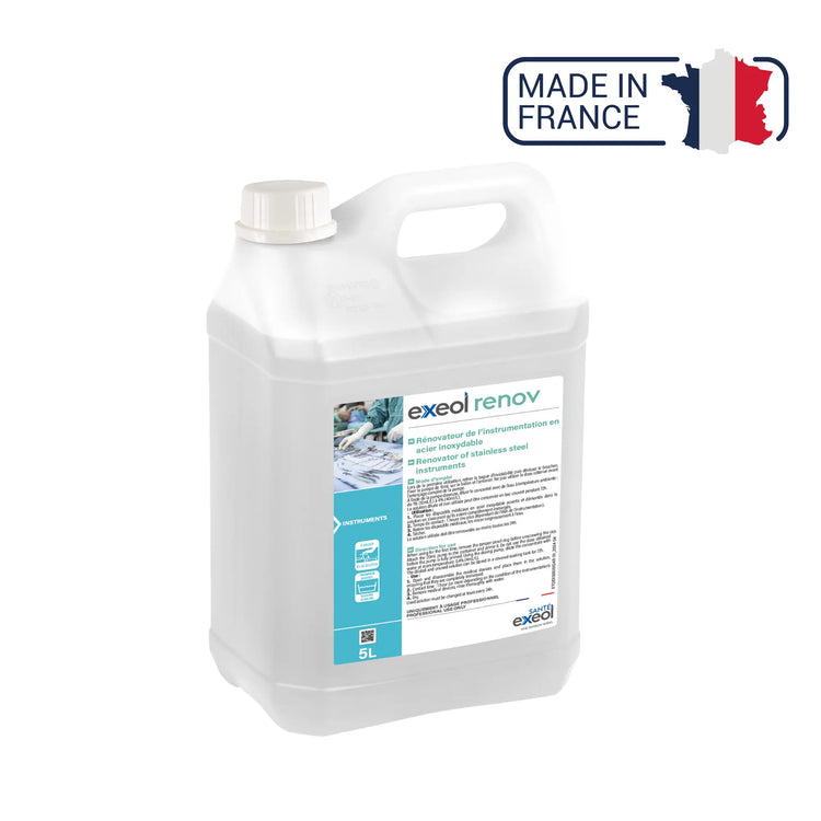 Exeol renov -  Rénovation des Instruments en Inox - 1L ou 5 L - Sodel Exeol 