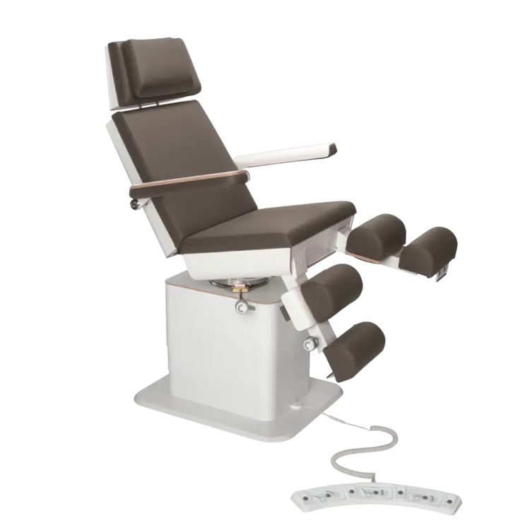 Fauteuil de pédicurie - MOON - Relevage électrique - Filaire - Ruck My Podologie  Expresso-3-moteurs-Blanc