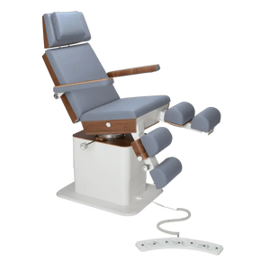 Fauteuil de pédicurie - MOON - Relevage électrique - Filaire - Ruck My Podologie  Océan-5-moteurs-Noyer