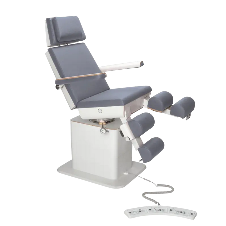 Fauteuil de pédicurie - MOON - Relevage électrique - Filaire - Ruck My Podologie  Océan-3-moteurs-2-Blanc