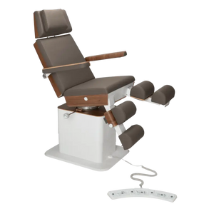 Fauteuil de pédicurie - MOON - Relevage électrique - Filaire - Ruck My Podologie  Expresso-3-moteurs-2-Noyer