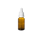 Bruin glazen pipetflesje - 20ml - Ruck