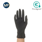 Onderzoekshandschoenen - Zwart Latex - Poedervrij - Doos van 100 - My Podologie