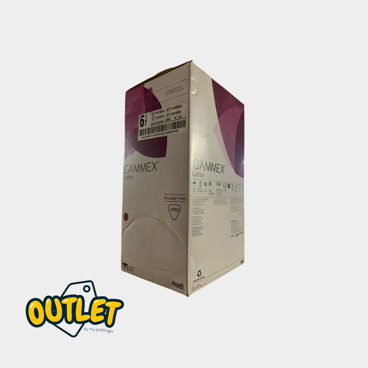Gammex latex chirurgische handschoenen - Maat 6 of 6/1/2 - Doos met 50 paar // Opruiming Opruiming 