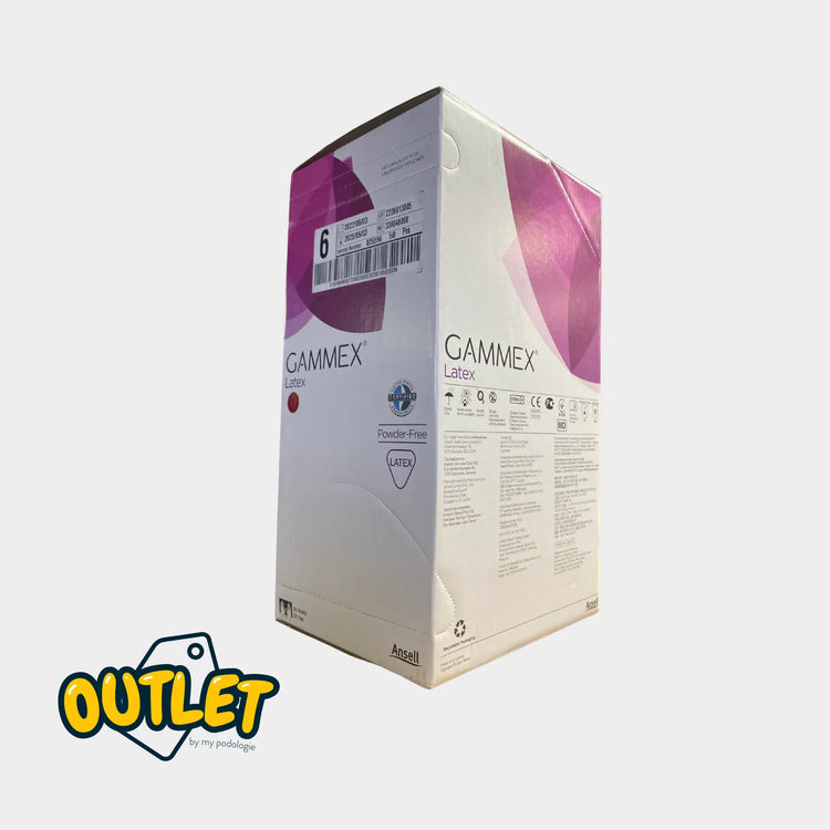Gammex latex chirurgische handschoenen - Maat 6 of 6/1/2 - Doos met 50 paar // Opruiming Opruiming 