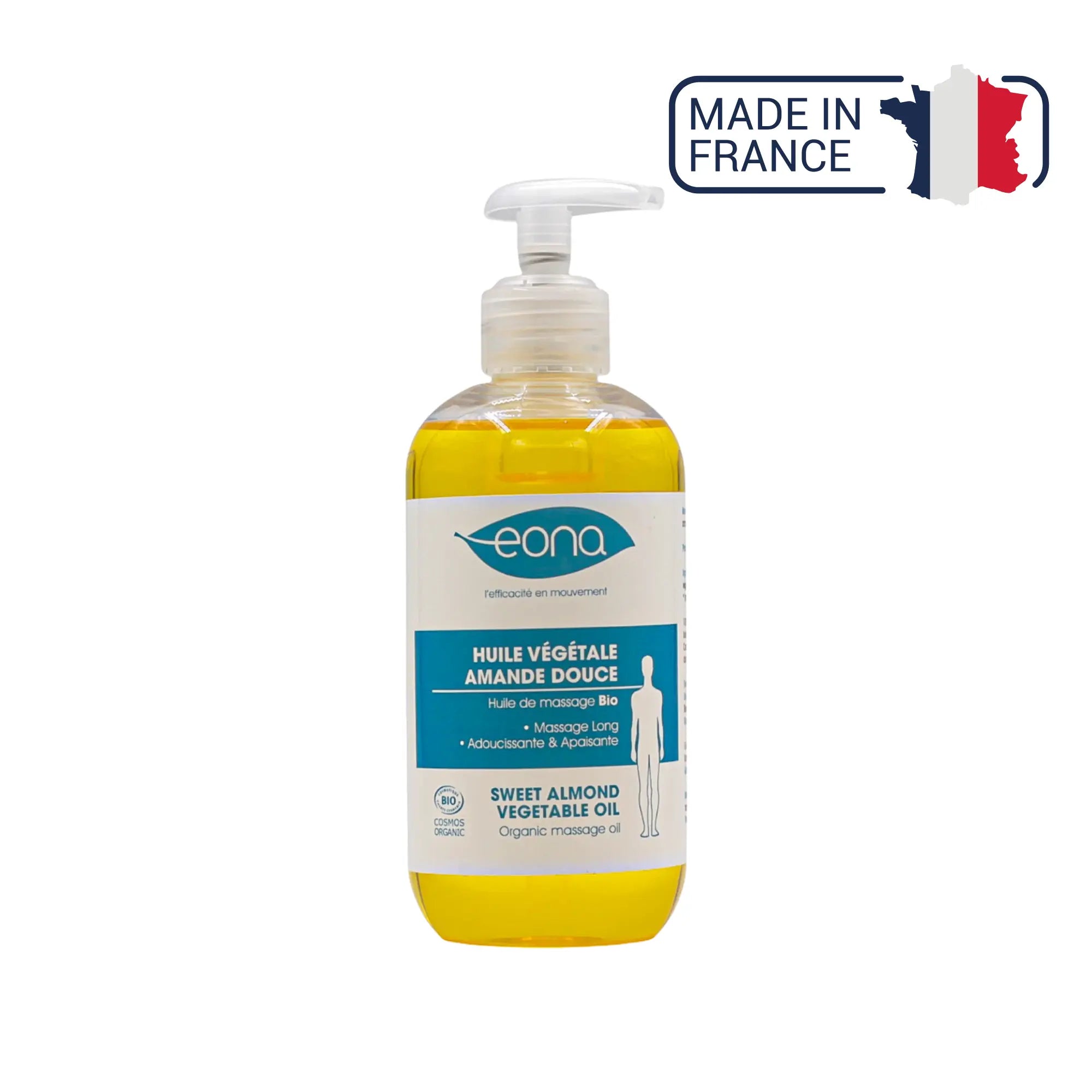 Huile de massage - Amande douce - 250 ml - Bio - Eona Eona 
