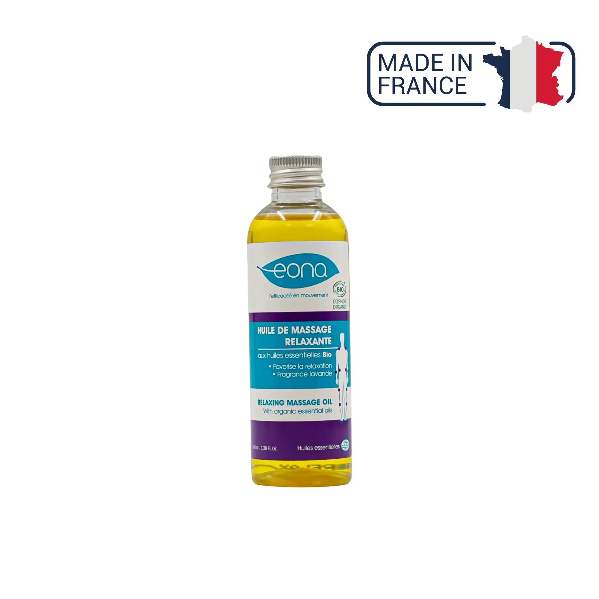 Massage oil - Relaxing - Organic - 2 capacities - Eona Eona 