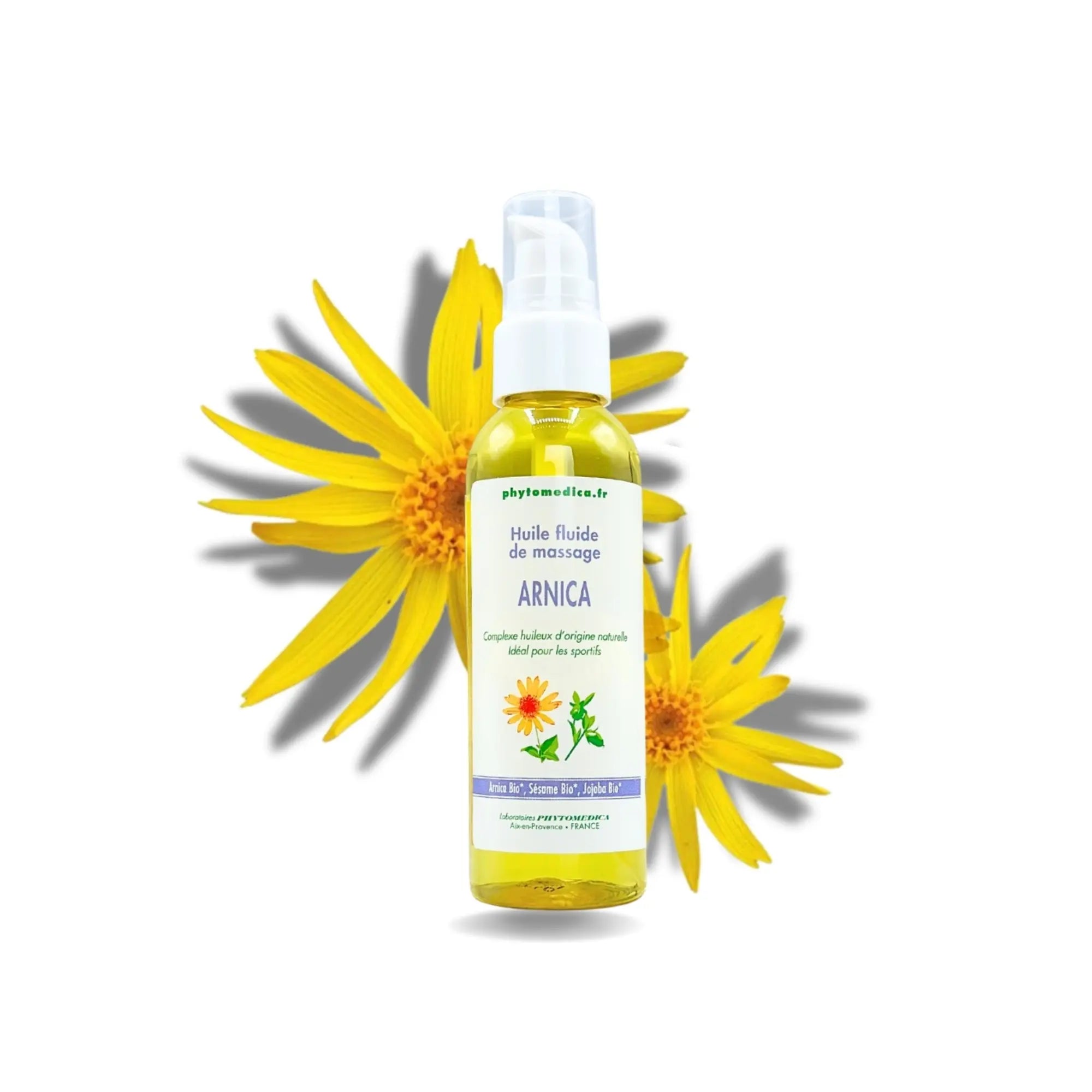 Fluid Massage Oil - Arnica - two capacities - Phytomeda Laboratoires Phytomedica 