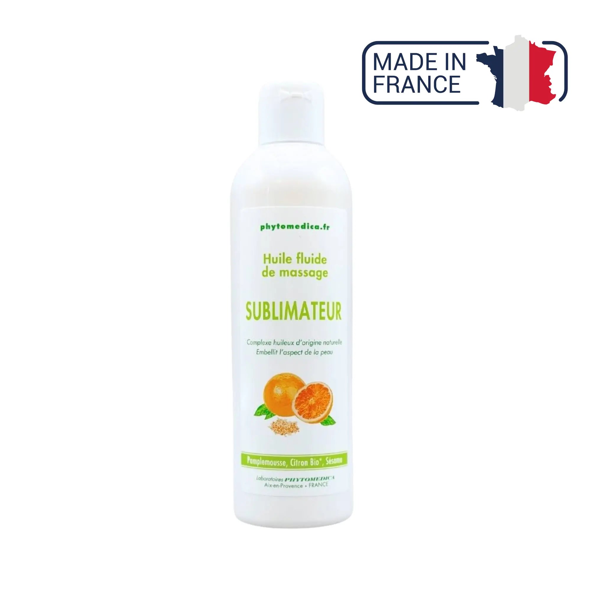 Drainerende sublimerende massagevloeistofolie - 500 ml - Phytomeda Laboratoires Phytomedica 