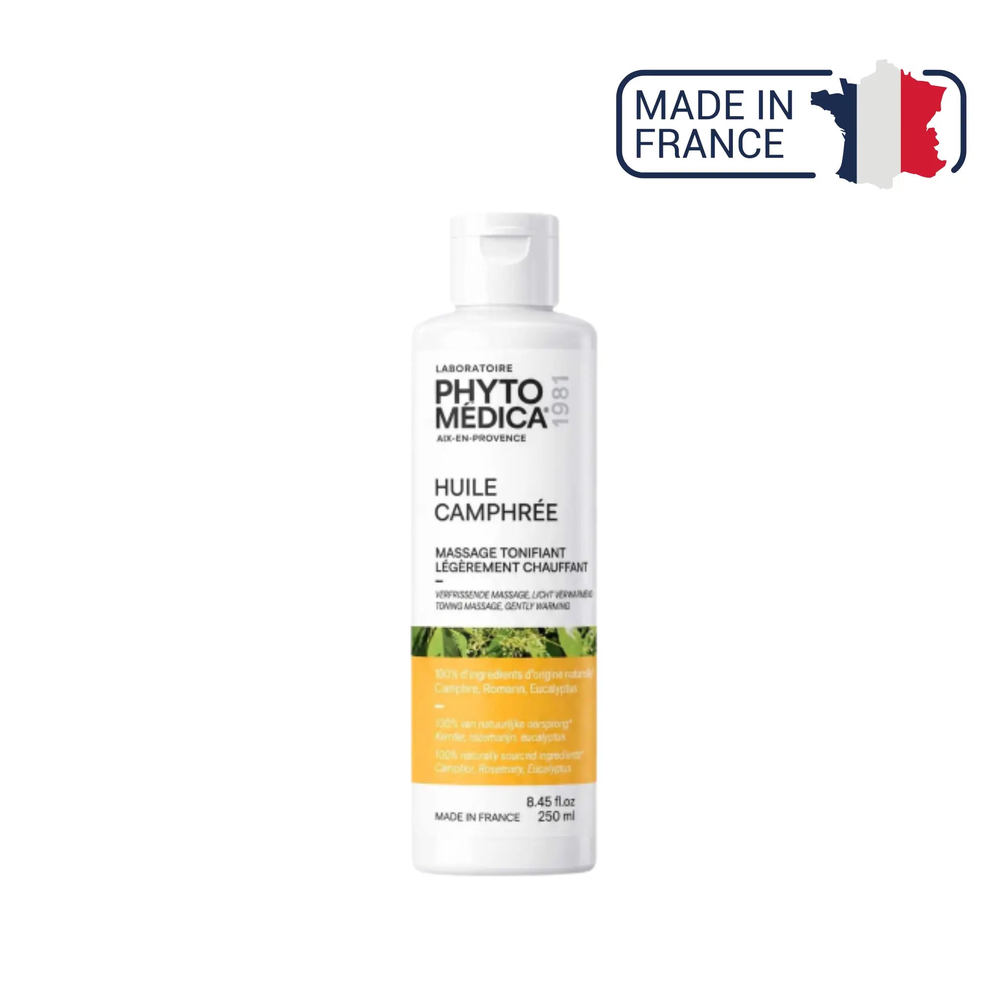 Huile sèche de Massage - Camphrée - deux contenances - Phytomedica Laboratoires Phytomedica 