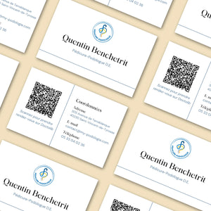 Carte de visite pour pédicure-podologue