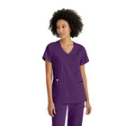 Kim - Gekruiste tuniek met V-hals - Dames - Grey's Anatomy Stretch