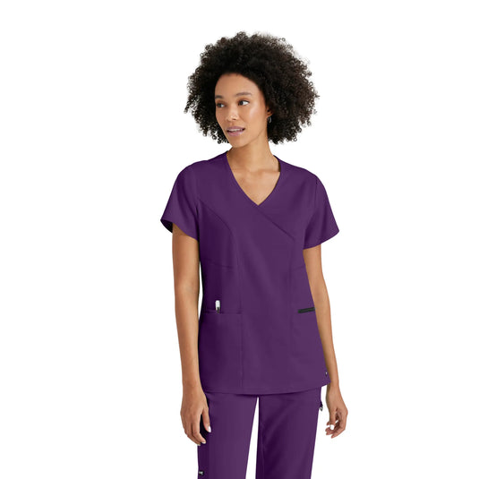 Kim - Gekruiste tuniek met V-hals - Dames - Grey's Anatomy Stretch Grey's Anatomy 