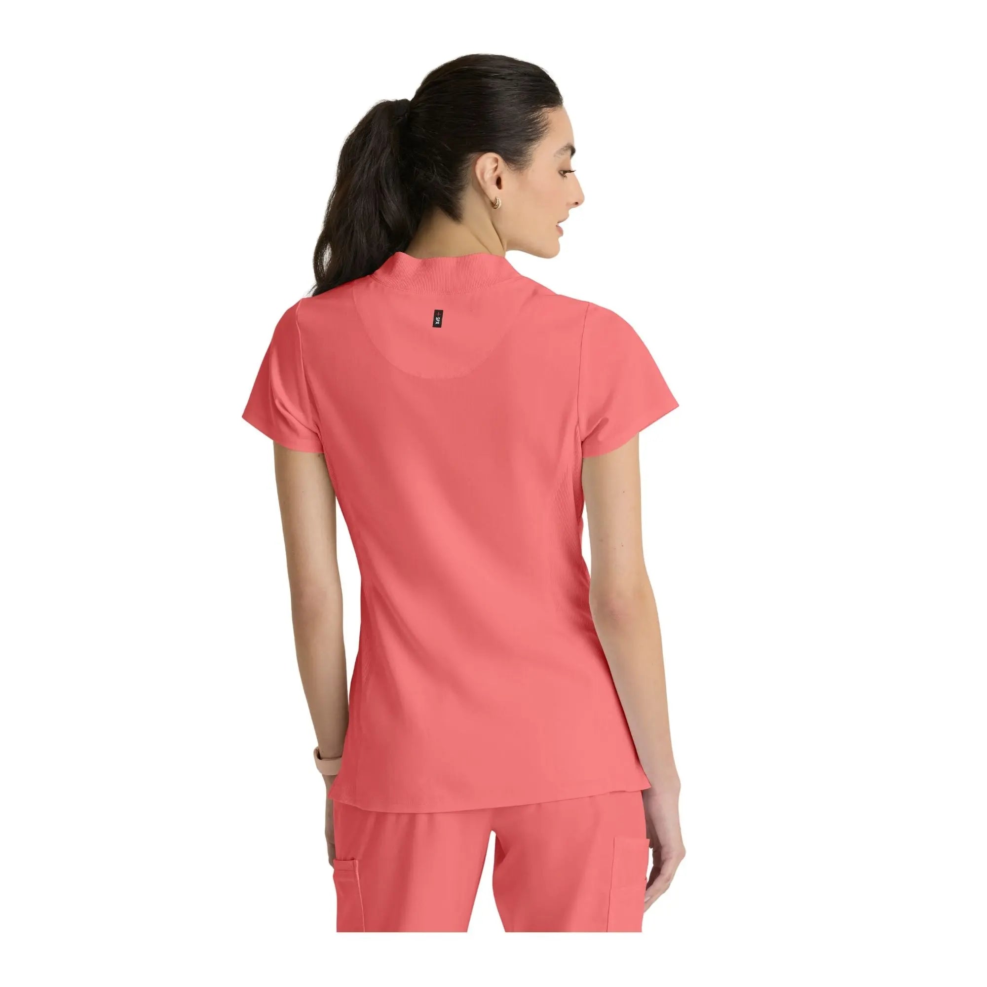 Kristi - Tuniek met hoge hals en ritssluiting - Dames - Grey's Anatomy Stretch Grey's Anatomy 