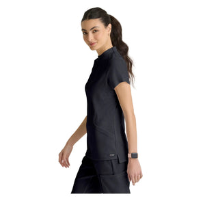 Kristi - Tuniek met hoge hals en ritssluiting - Dames - Grey's Anatomy Stretch Grey's Anatomy 