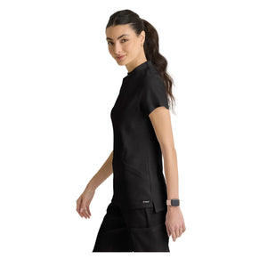 Kristi - Tuniek met hoge hals en ritssluiting - Dames - Grey's Anatomy Stretch Grey's Anatomy 